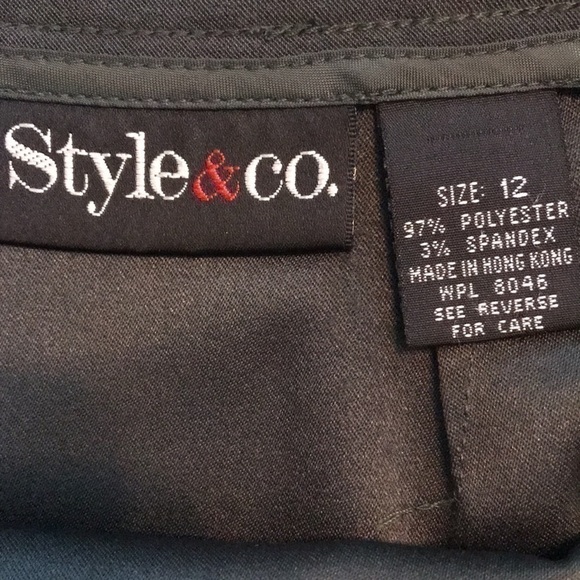 Style &Co Hunter Green Skirt - Picture 6 of 6